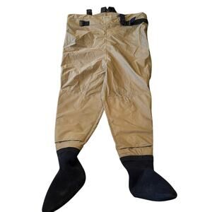 Fly Tech Enprotex Men's Waterproof Breathable Fly Fishing Waders Khaki Size L